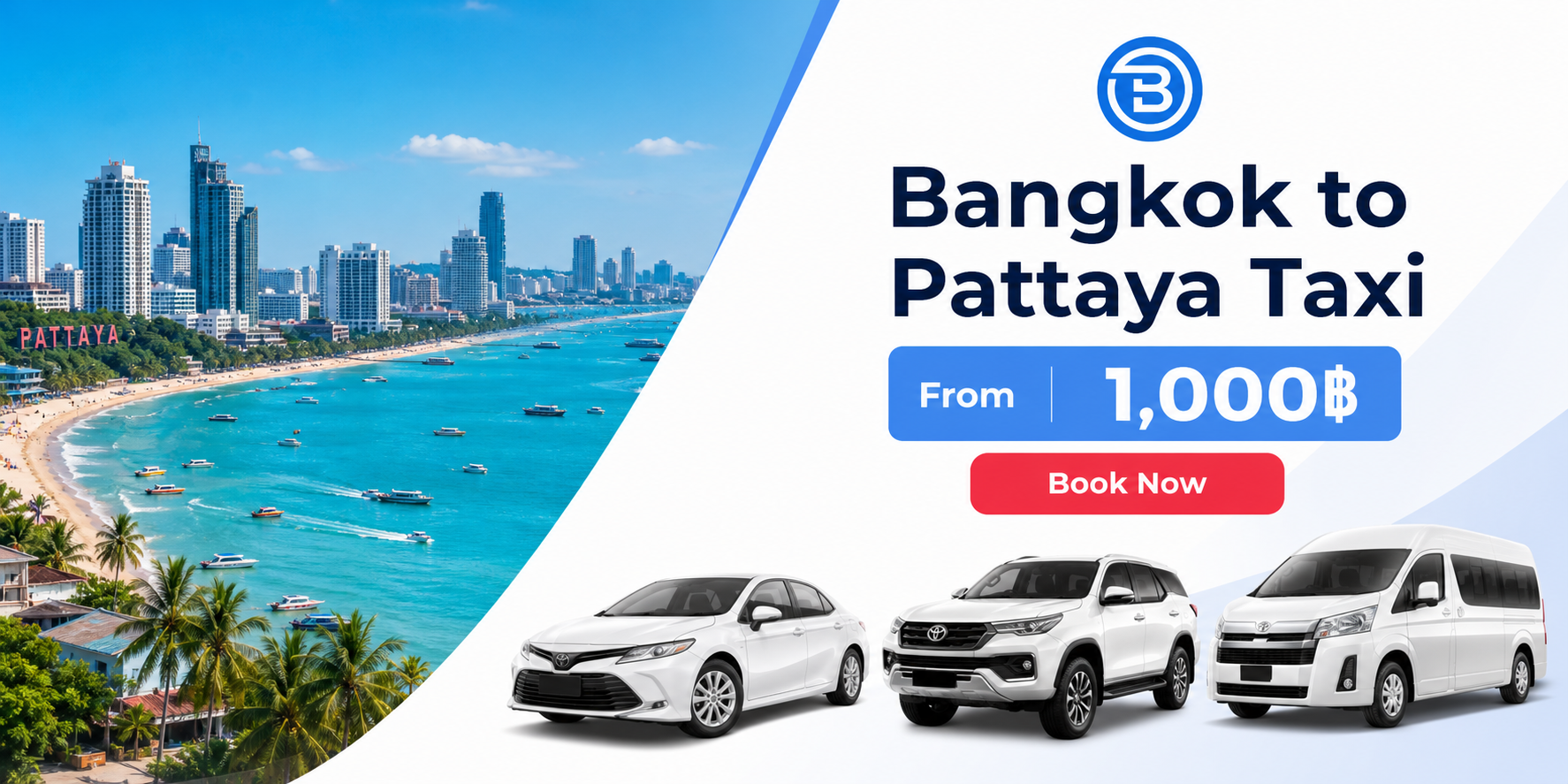 Bangkok Pattaya Taxi Service – Ride Starts at Just 1,000฿