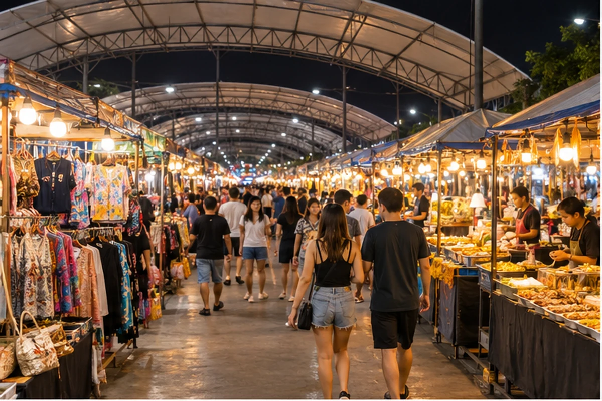 Photo of Thepprasit Night Market in Pattaya, Thailand